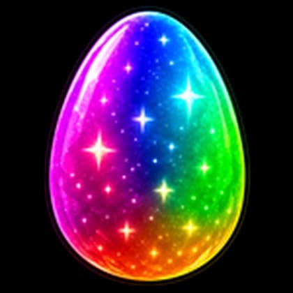 Official Steal An Egg Hatched Eternal achievement badge artwork